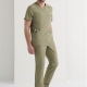 Pantalón deportivo sanitario Monza ropa de trabajo verde caqui 01