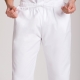 pantalón pijama cordón unisex blanco sanitario norvil crisan