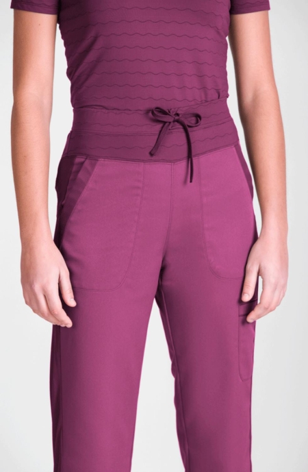 pantalón pijama mujer elástico premium ciruela norvil crisan