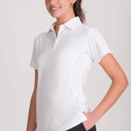 polo mujer manga corta nature blanco sanitario norvil crisan