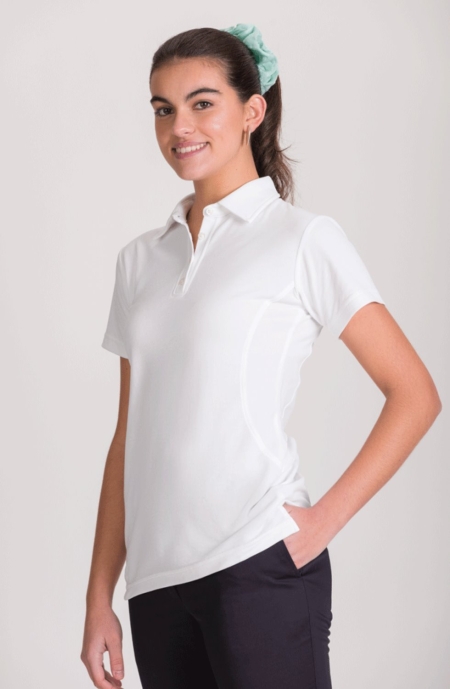 polo mujer manga corta nature blanco sanitario norvil crisan